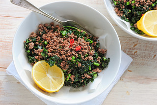 ground beef with kale-2 | jules | Flickr