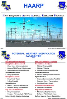 Weather Modification Test Technology Symposium and HAARP