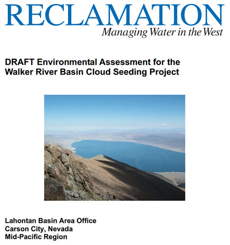 Environmental Assessment for the Walker River Basin Cloud Seeding Project