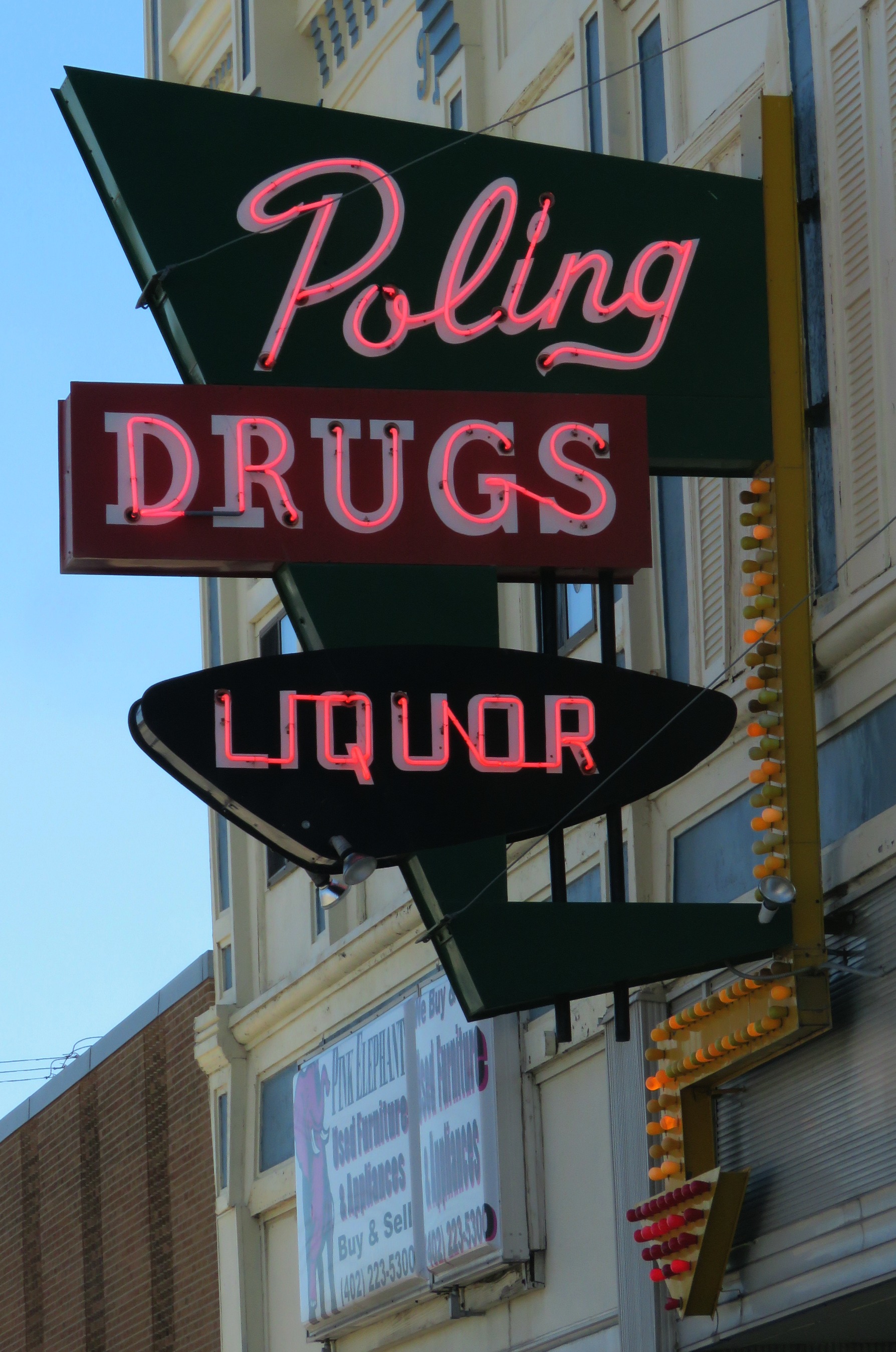Poling Drug Store - 711 Court Street, Beatrice, Nebraska U.S.A. - September 26, 2015