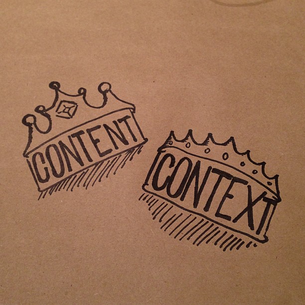 If content is king, context is queen!