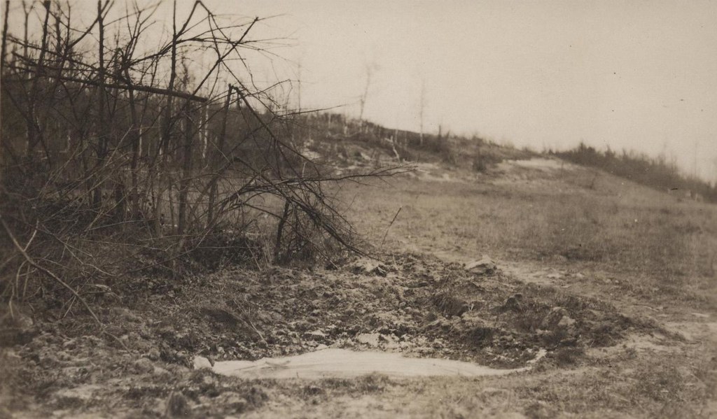 Shell Hole, Belleau Wood, circa 1918 | From the collection o… | Flickr