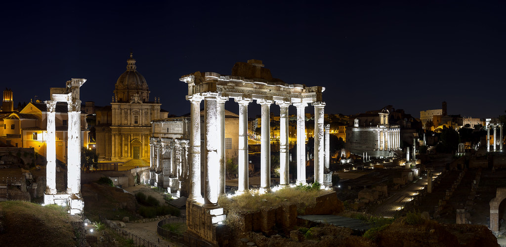 Forum Romanum, by Night, Rome | davide fantasia | Flickr