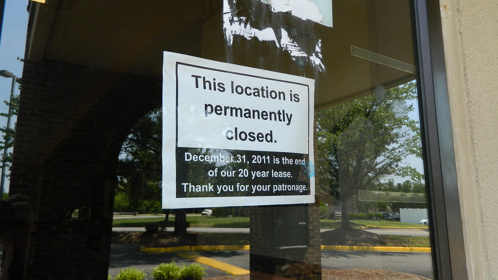 Burger King closure sign (closed) | Burger King #7353 (close… | Flickr