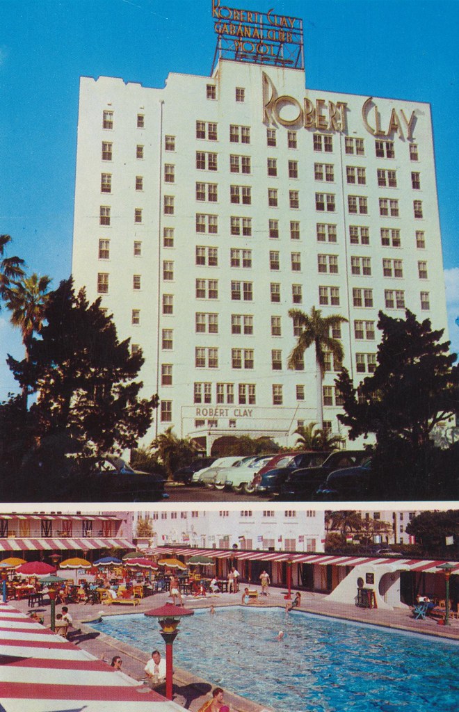 Robert Clay Hotel, Pool and Cabana Club - Miami, Florida