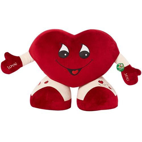 37" Girlfriend Valentines Stuffed Plush Gift Loving Heart ...