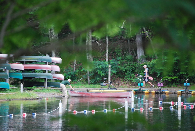 Rent a canoe, kayak, sup, paddle-boat or jon boat at Douthat State Park in Virginia
