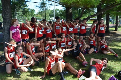 Girls Dab at the Parkside Invite