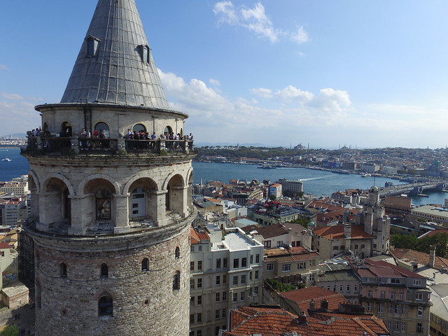 Galata-tower from the air