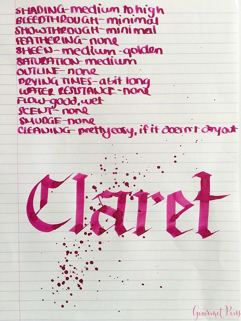 Ink Shot Review Yard-O-Led Claret @deRoosTwit 6