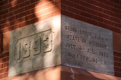 Mason County Courthouse Cornerstone (Ludington, Michigan)