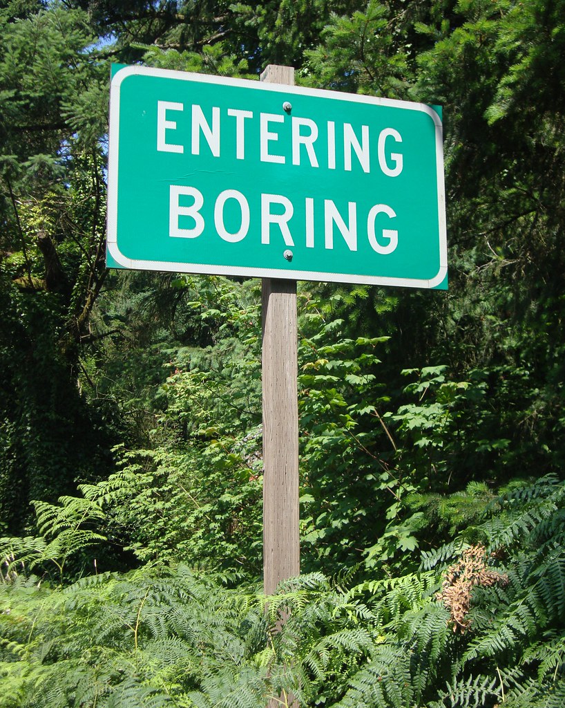 Entering Boring Sign Boring Oregon Boring Is A Small Su… Flickr