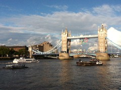 Tower Bridge and the Olympic Rings