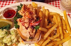 237/365 - Lobster Roll, slaw and fries.