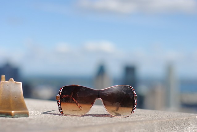 Sunglasses and the city