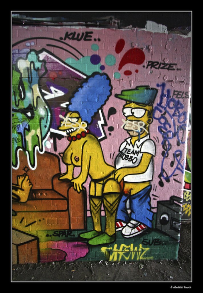 The Simpsons Graffiti | Albertstan | Flickr