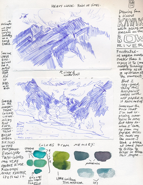 Sketchbook #99: Trip to Banff
