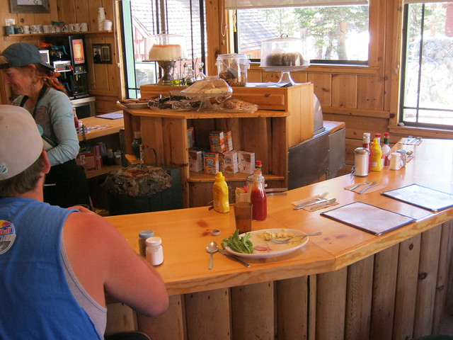 Counter scene - Tioga Pass Restaurant  8-27-2012