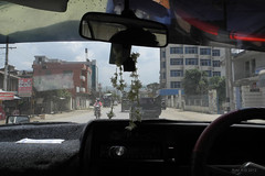 Driving into Mu-se, Myanmar