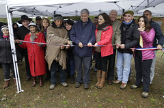 Inauguración del proyecto de riego asociativo fotovoltaico en Isla Huapi