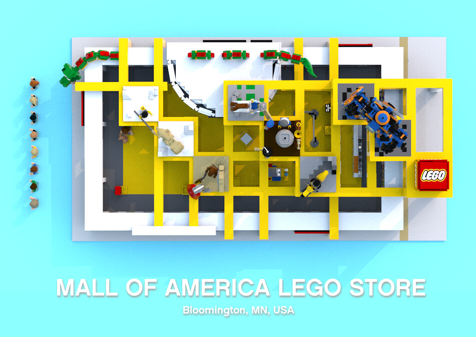 Derbeville test Alabama gennemsnit MOC] LEGO Store Mall of America - LEGO Town - Eurobricks Forums