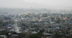 View across the slums of Lashio, Myanmar