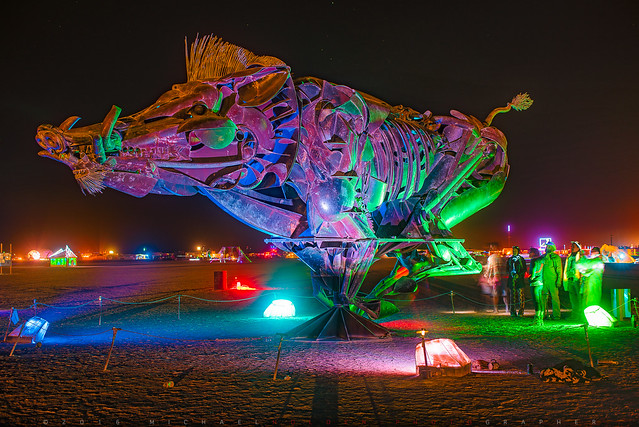 Bryan Tedrick's Wild Boar at Burning Man 2016