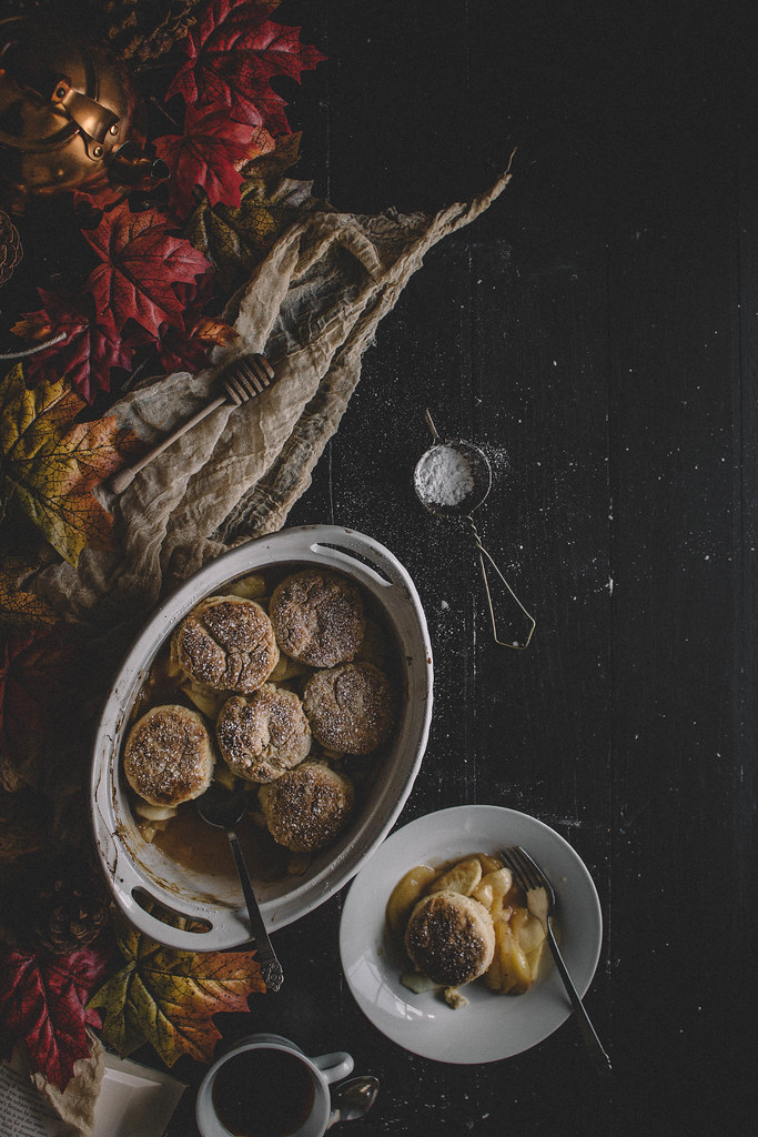 Bourbon & Buttermilk Biscuit Apple Cobbler || TermiNatetor Kitchen