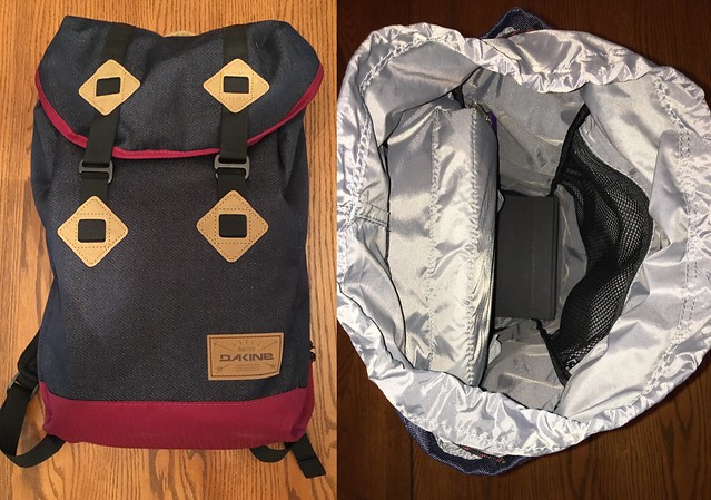 backpack inside and out