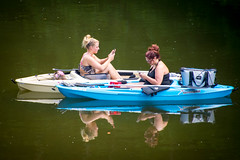 Telecommunicating kayakers