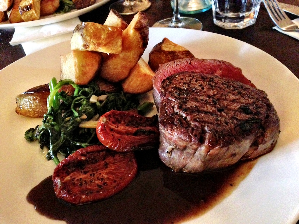 Grass-fed steak dinner special at Fitzrovia | Grass-fed stea… | Flickr