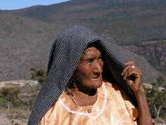 La abuelita - María, de 86 años; San Miguel Piedras, Distrito de Nochixtlán, Región Mixteca, Oaxaca, Mexico
