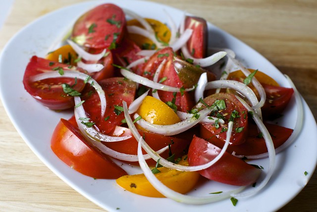 tomato salad, portuguese-style