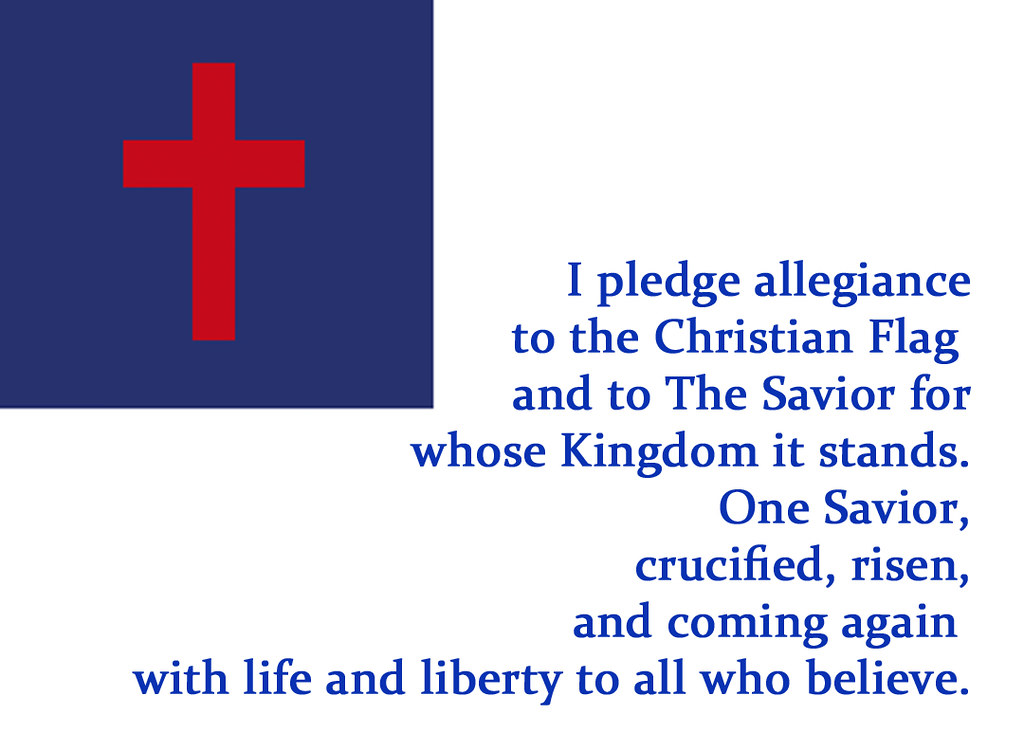 Pledge to the Christian Flag A Taylor Flickr