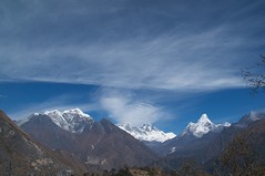Taboche, Nuptse, Everest, Lhotse and Ama Dablan
