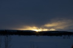 Arctic sun 10.39 am