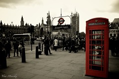 Phone box in Westminster
