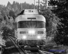 Incoming #Trimet #WES in Black & White