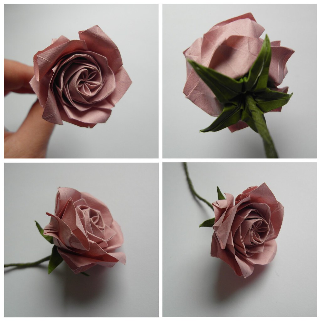 Old Rose created by Naomiki Sato, folded by me from rose t… Flickr