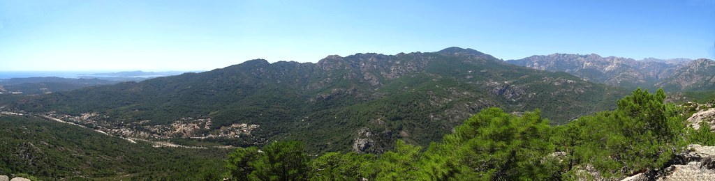 Panoramique 170° depuis Punta di Cinaghja