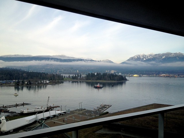 View from Vancouver Fairmont Pacific Rim.