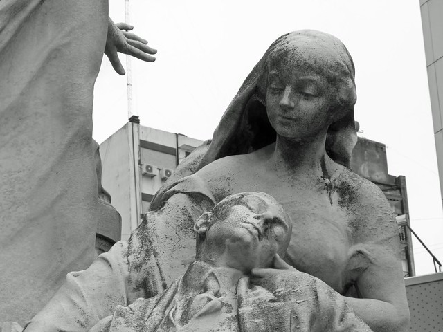 Detalle del cementerio de La Recoleta (Buenos Aires)