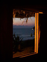 Evening Light in a Cabaña in Tehualmixtle