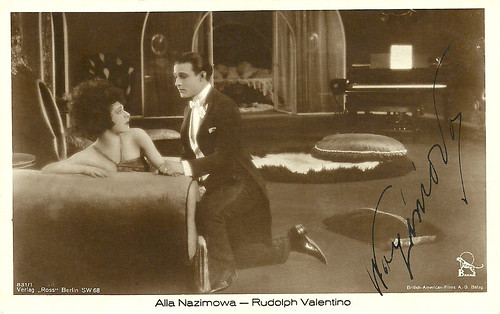 Alla Nazimova and Rudolph Valentino in Camille (1921)