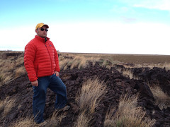 Brrrr…. chillin' in the Aden Lava Flow region of the soon-to-be Organ Mountains-Desert Peaks National Monument.