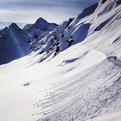 #snowballs rolling down #meribel #meribelmottaret #ski #philiski2012