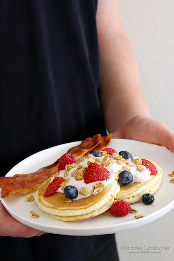 It's easy to host your own Pancake Bar! It's a great idea for weekend brunches, special occasions, or anytime you want a fuss-free meal! AD