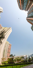 “馬鞍山住宅建築之形 Ma On Shan Residential Architecture Forms” / 香港全景攝影 Hong Kong Panoramic Photography / SML.20130308.7D.27543-SML.20130308.7D.27554-Pano.02.TransMercator.179x311.4