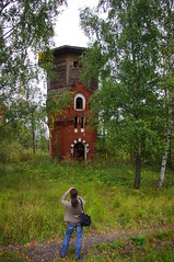 Knyaziy Gory railway station water tower 1901