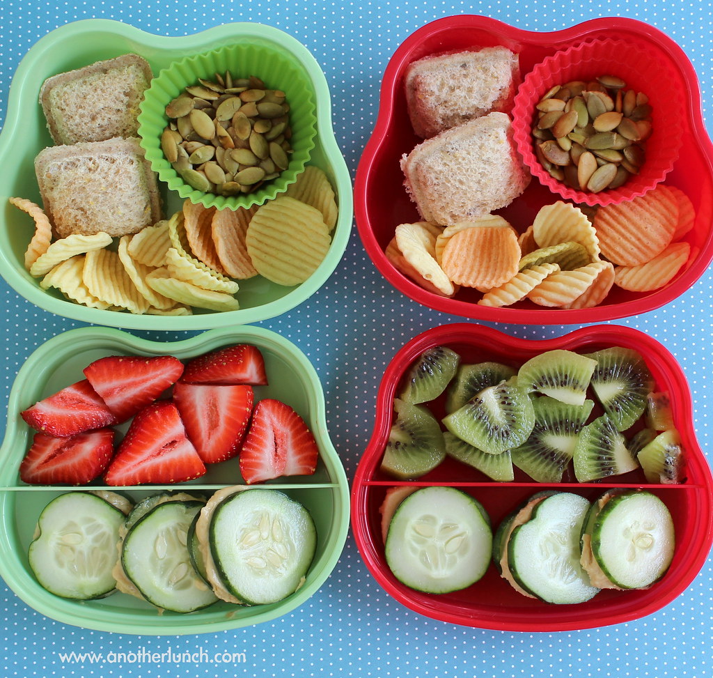 two bento box lunches cute 2 tier boxes for young kids | Flickr
